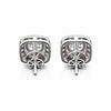 6.80 ct DEW Round White Moissanite Stud Earrings Gold Vermeil – Sparkle This July