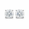5 ct DEW Cushion Cut Off-White Moissanite Studs Gold Vermeil – Summer Gift Deal
