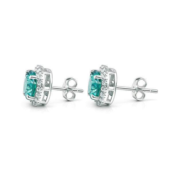3 Carat Round Lab Diamond Martini Studs