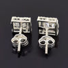 6.00 ct DEW Round White Moissanite Stud Earrings Gold Vermeil – Wedding Gift Pick