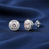 5.00 Ct Pink Moissanite Stud Earrings Gold Vermeil – Anniversary Gift Jewelry