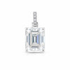 7.30 Ct Certified Moissanite Pendant in Gold Vermeil for Thanksgiving Gift