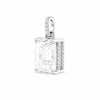 7.30 Ct Certified Moissanite Pendant in Gold Vermeil for Thanksgiving Gift