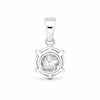 12 ct DEW Certified Moissanite Solitaire Pendant Gold Vermeil Holiday Gift Idea