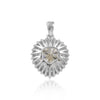 5.30 Ct Certified Moissanite Pendant in Gold Vermeil Ideal Gift for Christmas