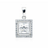 7.30 Ct Moissanite Pendant in Gold Vermeil Certified Gift for Black Friday