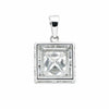 7.30 Ct Moissanite Pendant in Gold Vermeil Certified Gift for Black Friday