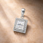 7.30 Ct Moissanite Pendant in Gold Vermeil Certified Gift for Black Friday