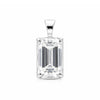 9.50 Ct Certified Champagne Moissanite Pendant Gold Vermeil Wedding Gift