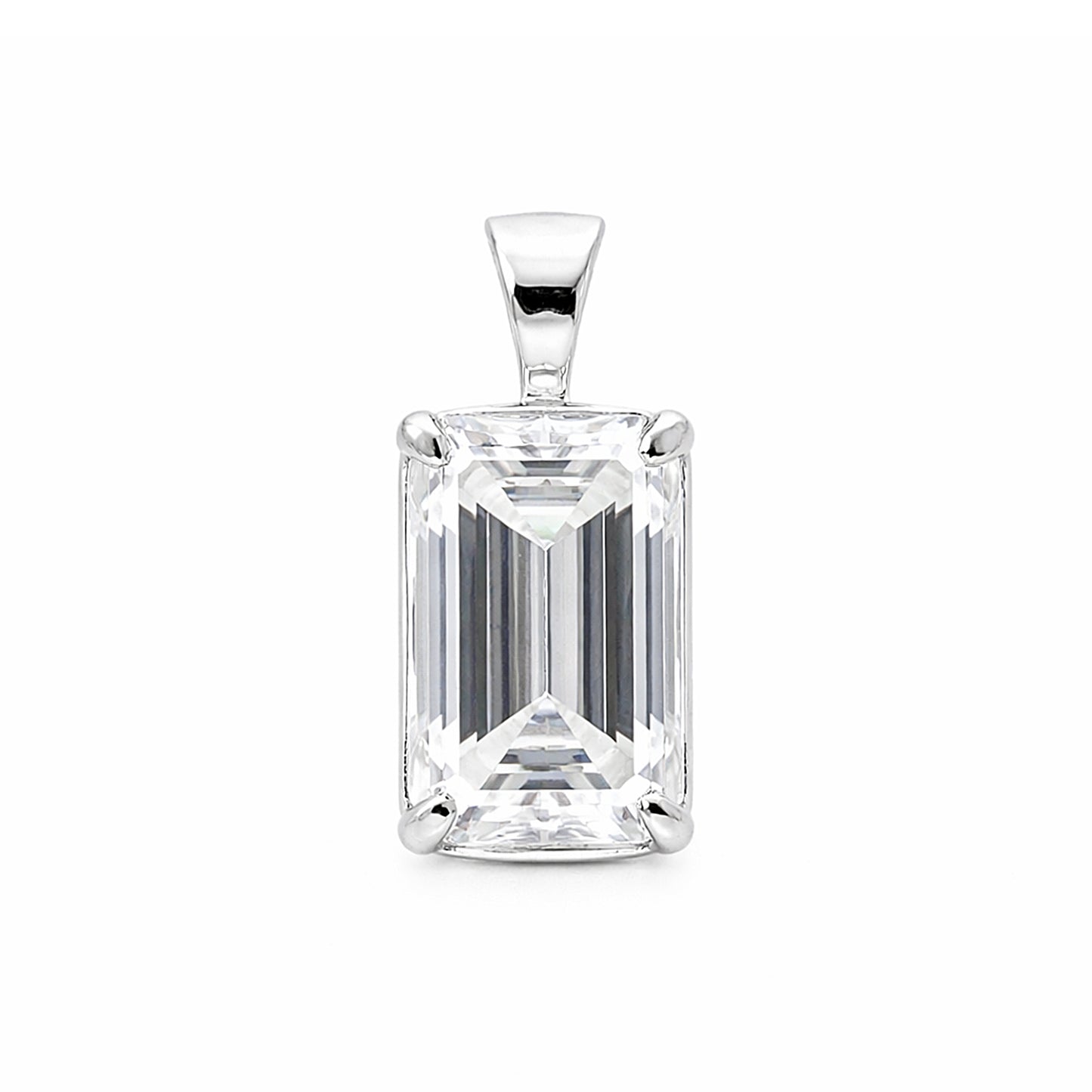9.50 Ct Certified Champagne Moissanite Pendant Gold Vermeil Wedding Gift