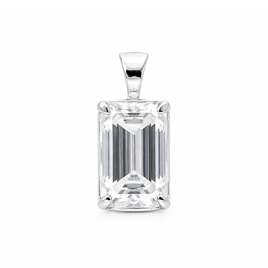 9.50 ct DEW Certified Champagne Moissanite Pendant Gold Vermeil Wedding Gift