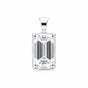 9.50 Ct Certified Champagne Moissanite Pendant Gold Vermeil Wedding Gift