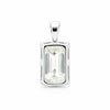 9.50 Ct Certified Champagne Moissanite Pendant Gold Vermeil Wedding Gift
