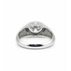 3.35 ct DEW Certified Round White Moissanite Solitaire Ring – Gift Idea 18K Gold Plated
