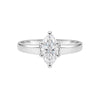 2.00 ct DEW Marquise Cut White Moissanite Solitaire Ring in – Gift Pick 18K Gold Plated