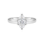 2.00 ct DEW Marquise Cut White Moissanite Solitaire Ring in – Gift Pick 18K Gold Plated