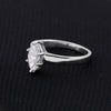 2.20 Ct Marquise Cut Lab Grown Diamond Ring — VS1 Clarity, 18k Gold Vermeil