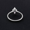 2.00 ct DEW Marquise Cut White Moissanite Solitaire Ring in – Gift Pick 18K Gold Plated