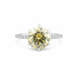 5.50 ct DEW Certified Moissanite Solitaire Ring in – Gift for Wife Jewelry 18K Gold Pla 18K Gold Plated