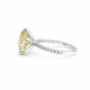 5.50 Ct Certified Moissanite Solitaire Ring in – Gift for Wife Jewelry 18K Gold Pla 18K Gold Plated