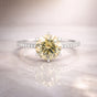 5.50 Ct Certified Moissanite Solitaire Ring in – Gift for Wife Jewelry 18K Gold Pla 18K Gold Plated