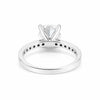 2.50 ct DEW Certified Cushion Cut White Moissanite Solitaire Ring 18K Gold Plated Verme 18K Gold Plated
