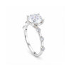 Certified 2ct VVS1 Round GH Moissanite Ring in Jewelry 18K Gold Plated