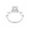 Certified 2ct VVS1 Round GH Moissanite Ring in Jewelry 18K Gold Plated