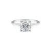2 carat cushion cut lab-grown diamond engagement ring in 18k gold vermeil