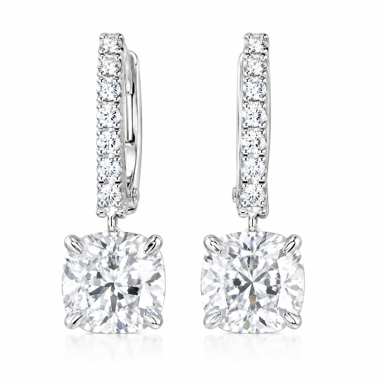 Cushion Cut Earrings