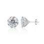 12 Ct Certified F VS1 Moissanite Earrings In Vermeil 925 Silver For Women