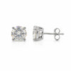 5.00 ct DEW Certified White Moissanite Stud Earrings in Gold Vermeil For Friend