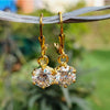 4.00 Ct Certified White Moissanite Round Cut Earrings In Gold Vermeil Jewelry