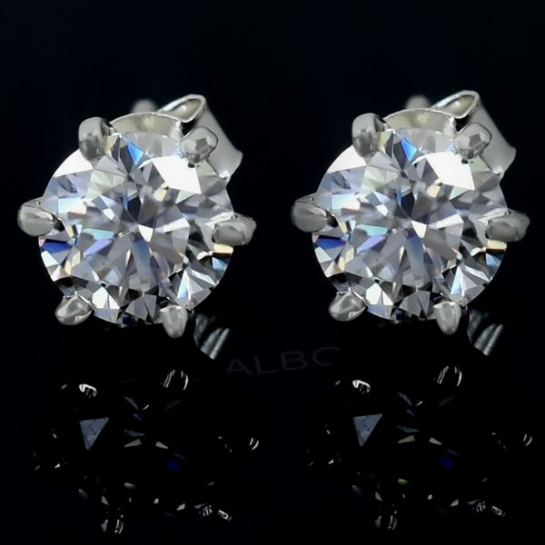 7.30Ct Certified White Moissanite Gold Vermeil Dangler Earrings For Women Gift