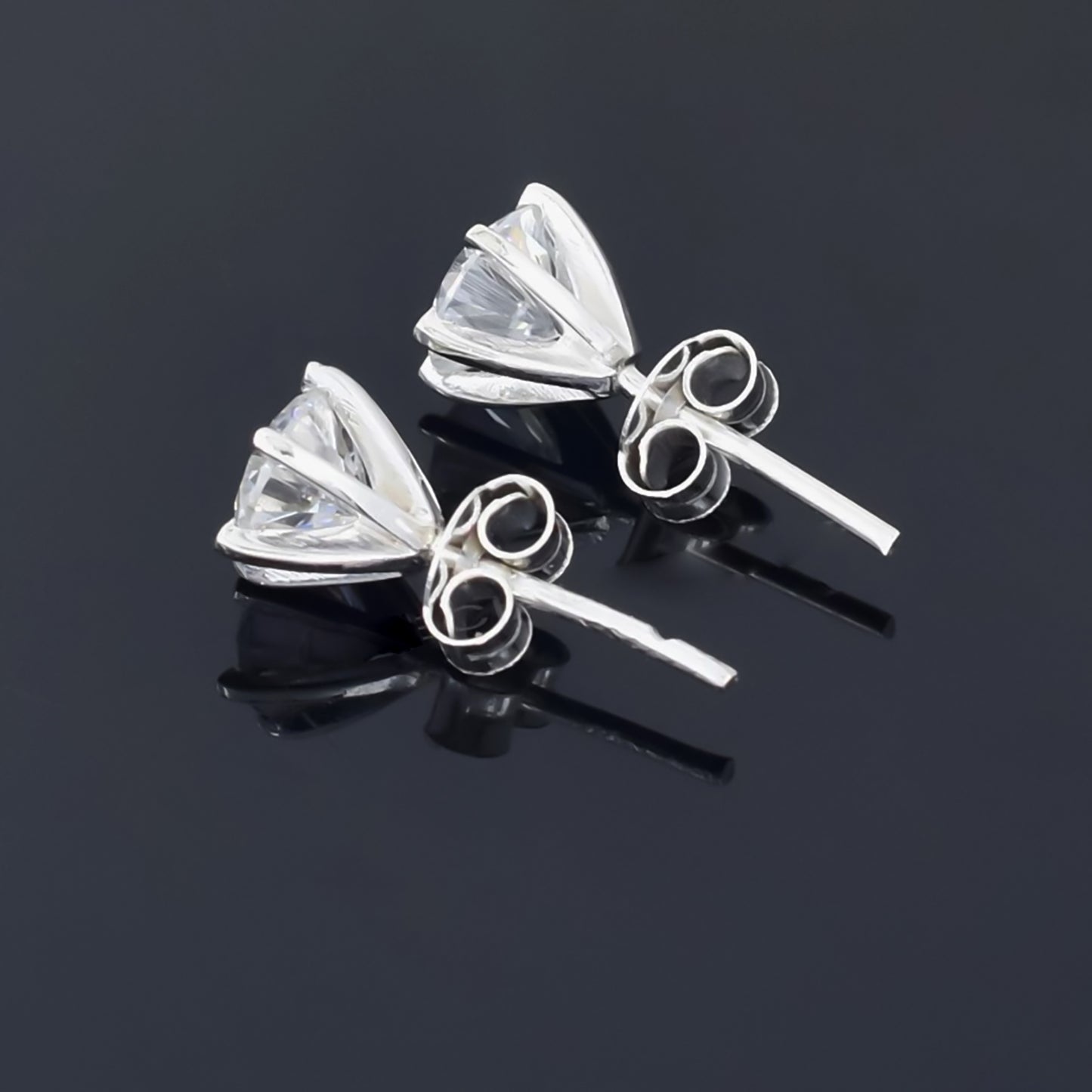 7.30Ct Certified White Moissanite Gold Vermeil Dangler Earrings For Women Gift