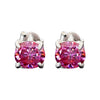3Ct Certified Pink Moissanite Solitaire Studs In Gold Vermeil For Wife