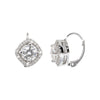 Certified 4.00 ct DEW White Moissanite Dangler Earrings In Gold Vermeil
