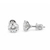 12.00 ct DEW Certified Round Cut Moissanite Studs Earrings In Gold Vermeil