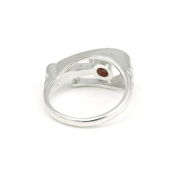 Red Ruby Round Cut Solitaire Ring 5.00 Ct. 925 Sterling Silver Gift for Her