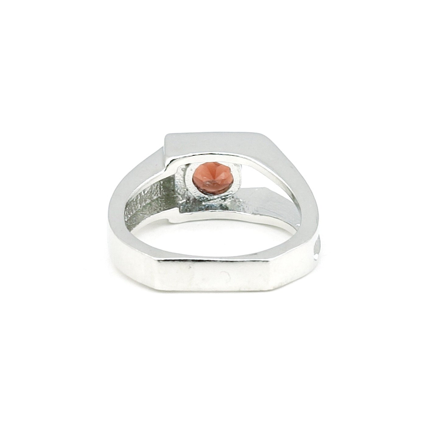 Garnet Round Cut 3.50 Ct. Gemstone Ring 925 Sterling Silver Women Gift