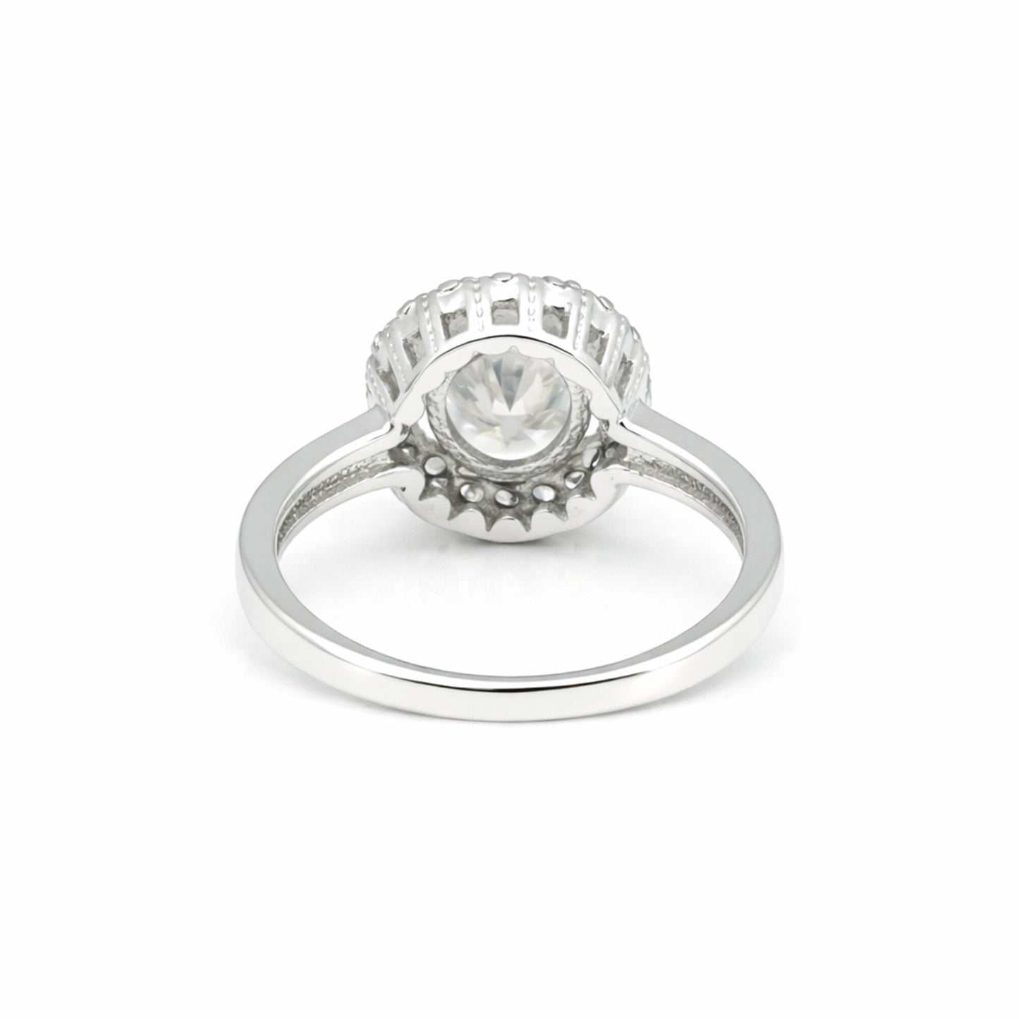 EGL Certified 4.50 Ct. Moissanite Oval Cut Ring 925 Sterling Silver Women Fine J