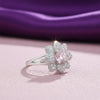 Moissanite Round Cut Ring 5.50 Ct. 925 Sterling Silver Gift for Her Women