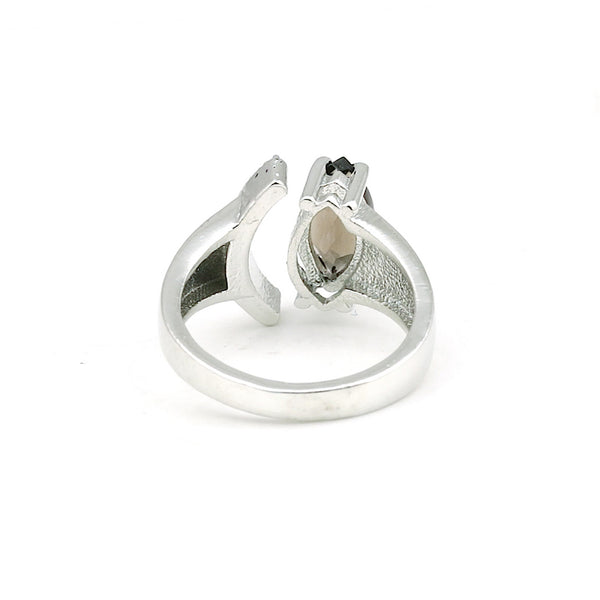 Topaz Marquise Solitaire Gemstone Ring 3.00 Ct. 925 Sterling Silver Women Gift H