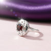 4.00 Ct. Moissanite Round Solitaire Ring 925 Sterling Silver Birthday Fine Jewel