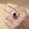 4.00 Ct. Moissanite Round Solitaire Ring 925 Sterling Silver Birthday Fine Jewel