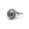 Moissanite Round Cut 5.00 Ct. Gemstone Ring 925 Sterling Silver Women Gift