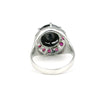 Black Moissanite Solitaire Ring 5.50 Ct. Round Cut 925 Sterling Silver Stackable