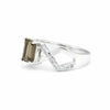 Topaz Gemstone Ring 7.00 Ct. Emerald Cut 925 Sterling Silver Birthday Gift Her