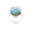 Turquoise Oval Cut Ring 3.00 Ct. 925 Sterling Silver Gift for Her Women