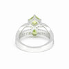 Green Amethyst Pear Cut Solitaire Ring 3.00 Ct. 925 Sterling Silver Gift for Her